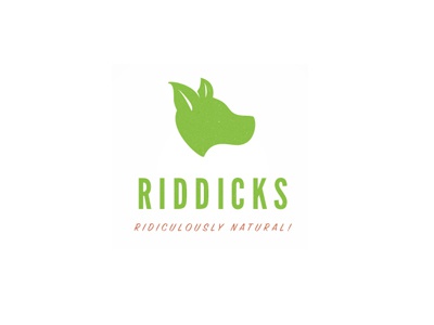 Riddicks Organic Dog Treats Logo logo dog leaf head.jpg