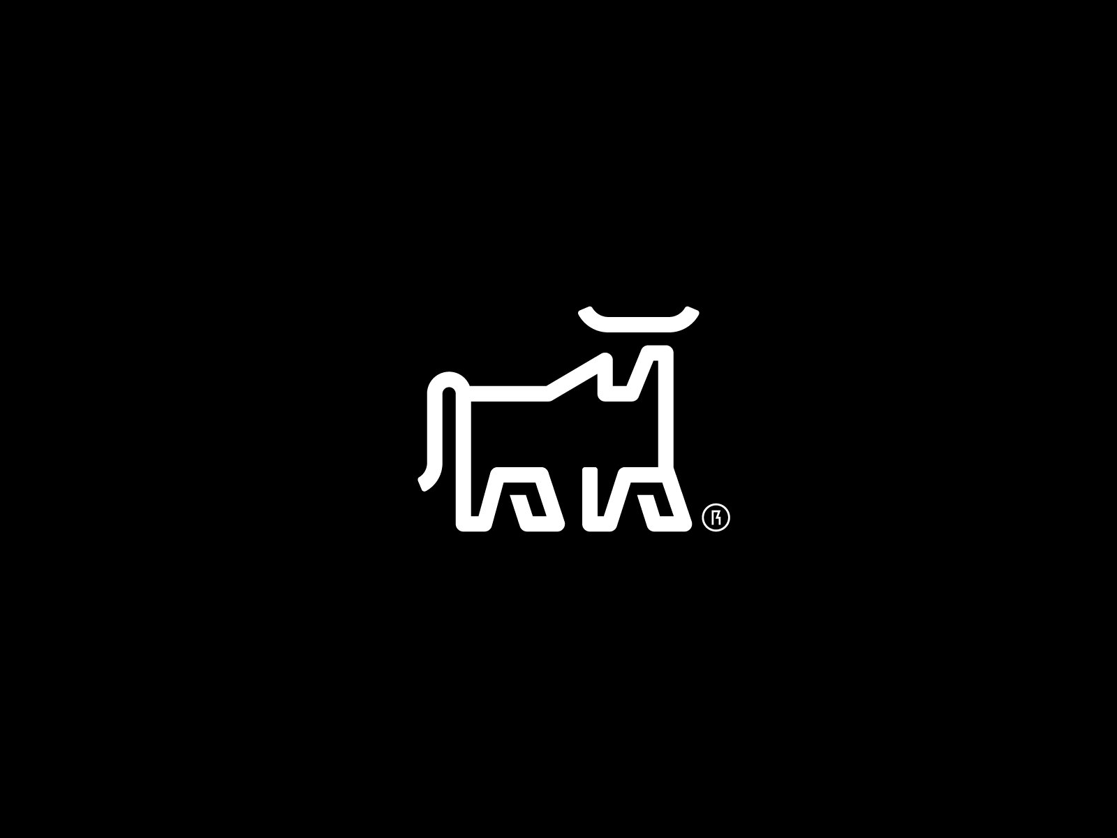 LB mark symbol logodesign branding logo animal horns bull.png