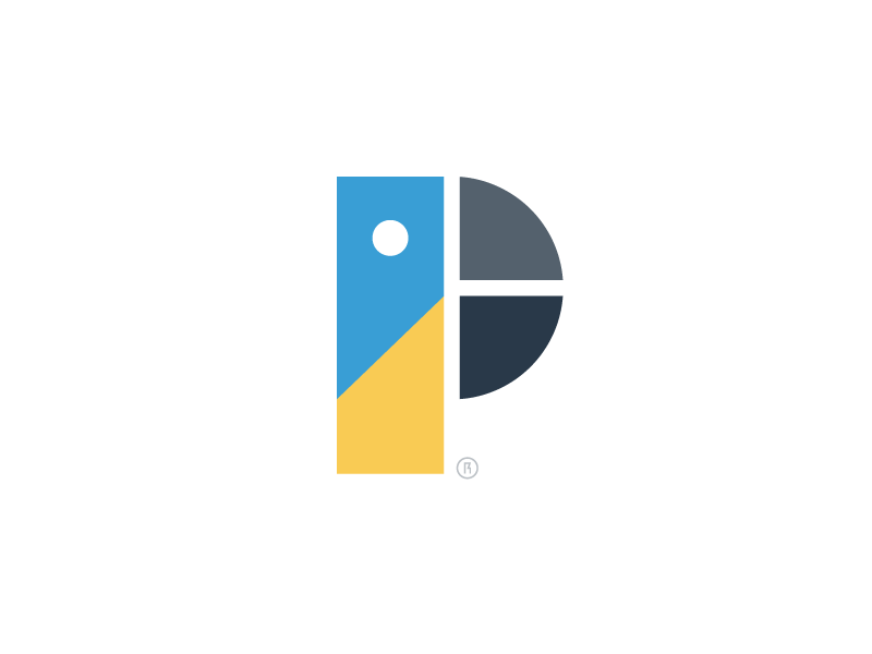 Parrot toy minimal symbol animal bird letter p logo parrot.png