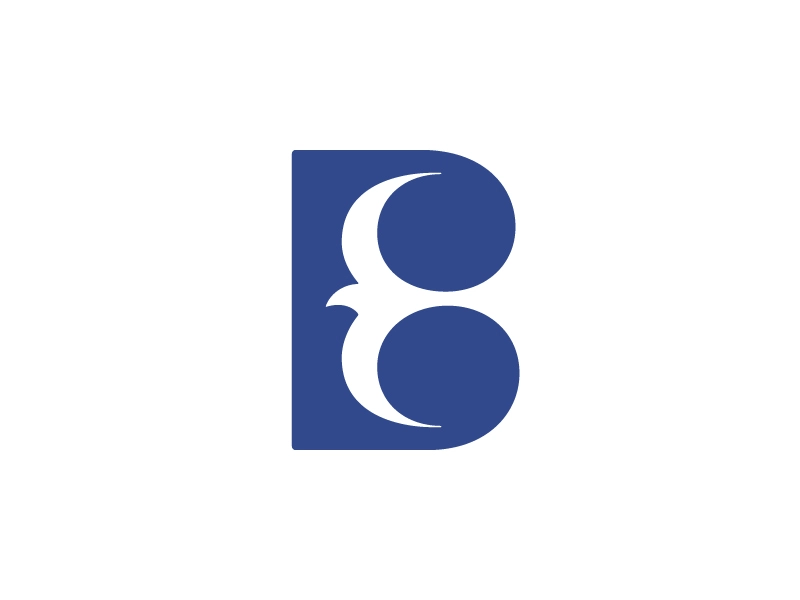 B + Bird negative space bird symbol logo b.webp