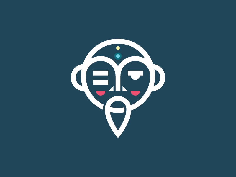 Cosmos Zen art illustration face line logo symbol zen cosmos.webp