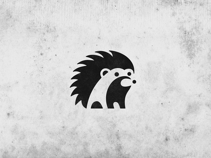 Hedgehog cute animal hedgehog logo mark symbol.webp