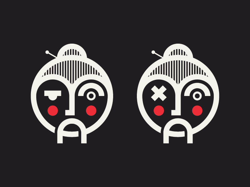 Japanese Warrior illustration face line logo symbol warrior japanese.webp