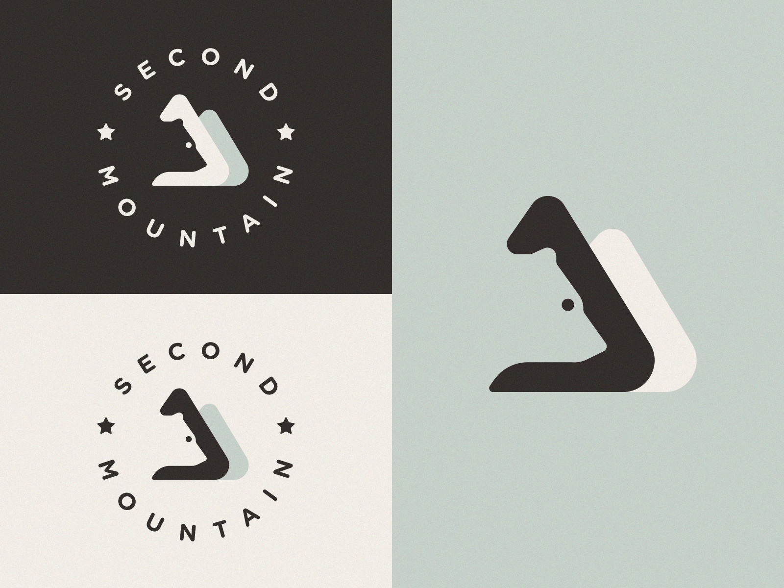 Logo for Second Mountain Version 2 design illustration vector negative.jpg