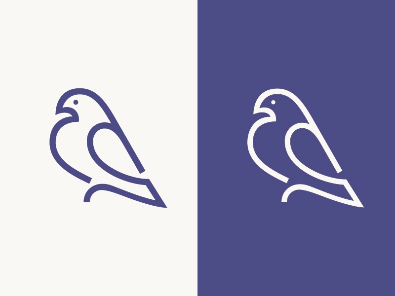 Pigeon line mark logo symbol pigeon.webp