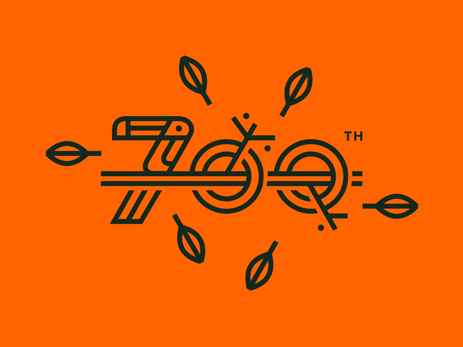700 Logos Designed milestone orange leaf work branch toucan bird anima.jpg