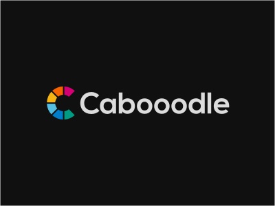 Cabooodle logo initials multicolor colorful creative network online we.jpg
