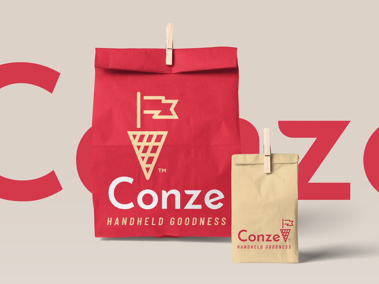 Conze classy urban warm street gourmet taste pole flag cone waffle foo.jpg