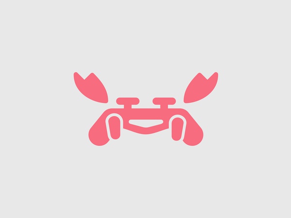 Crabtroller gaming station play controller pad crab ocean sea animal i.jpg