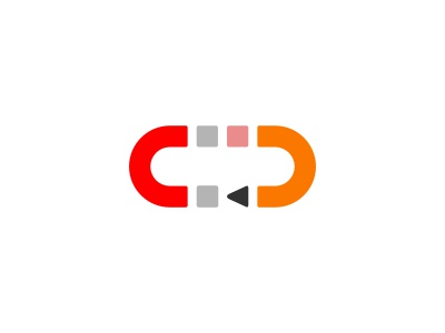 Creative Loop logo icon magnet pencil creative art loop market busines.jpg