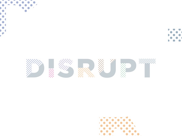 Disrupt event future colorful typography dot conference technology dis.jpg