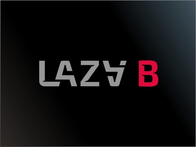 DJ LazyB logo logotype custom typography lettering music dj art black.jpg