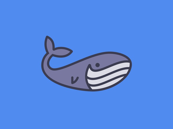 Eversmiling Whale happy water monoline blue mascot smile whale ocean s.jpg