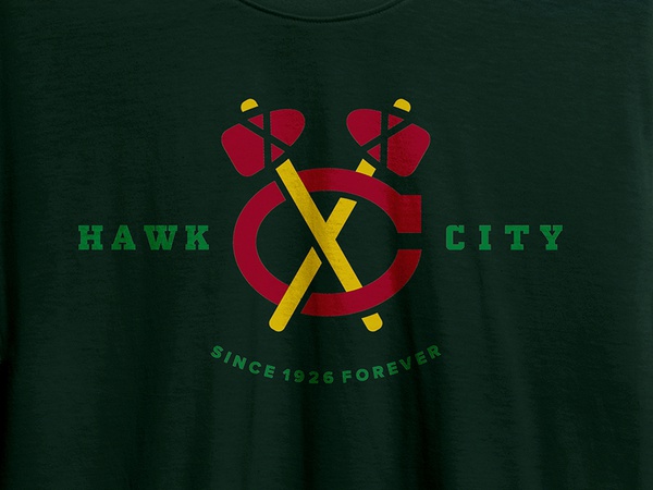 Hawk City shirts 26 tomahawk charity t shirt hockey chicago indian bla.jpg