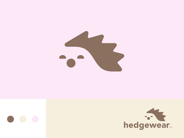 Hedgewear negative beige brown pink hedgehog baby children kids fashio.jpg