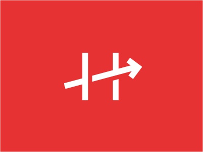 Headway bank logo initials financial chart arrow shadow cut line growt.jpg