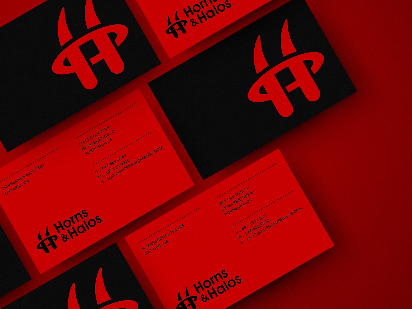 HornsHalos monogram cap business card red halo cbd marijuana hemp weed.jpg