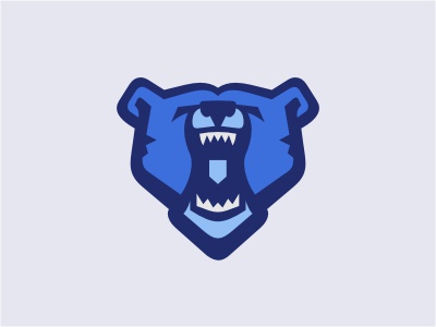 Ice Bears angry polar logo animal wild head bear sports hockey ice blu.jpg