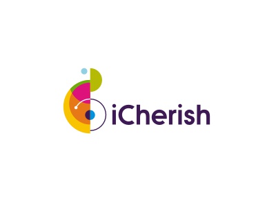 iCherish logo life story gift online shop web service circle colorful.jpg