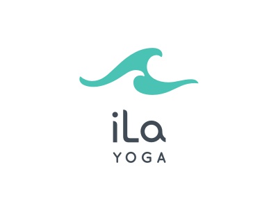 iLa Yoga logo yoga health wave ocean sea balance mint green gray negat.jpg