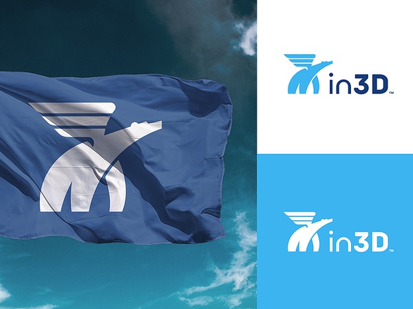 Inspiro3D Brand flag mascot print wings wild bear polar animal inspira.jpg