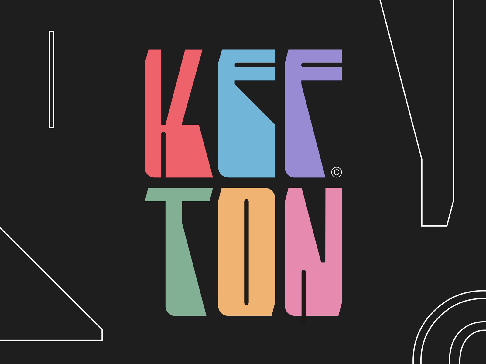 Kefton future kefton vibe positive colorful logotype logo typography d.jpg