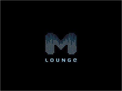 M Lounge party sound signal logo initials disco club bar blue black te.jpg