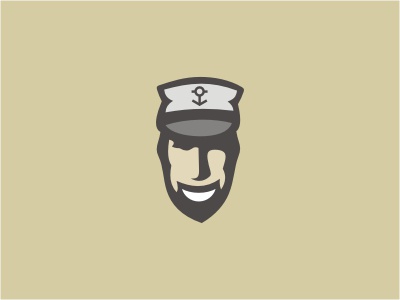Merci Capitaine v3 logo captain hat anchor beard head human wear fashi.jpg