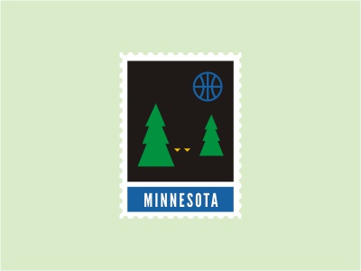 Minnesota Timberwolves logo eyes stamp sports basketball ball animal w.jpg