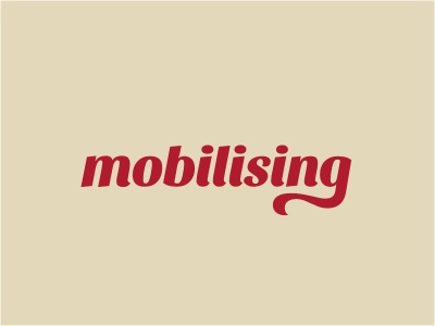 Mobilising 2 logo logotype red beige mobile phone.jpg