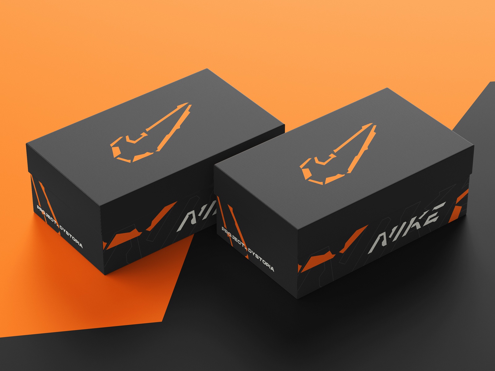 Nike  Dystopia Shoebox logo future orange black fanart dystopia sports.jpg