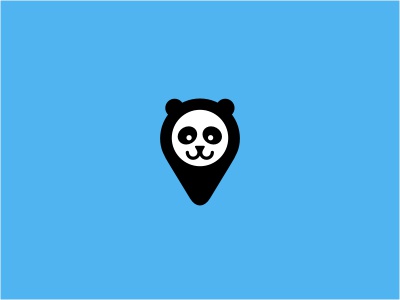 Panda Pointer china pin network education learning logo animal head pa.jpg