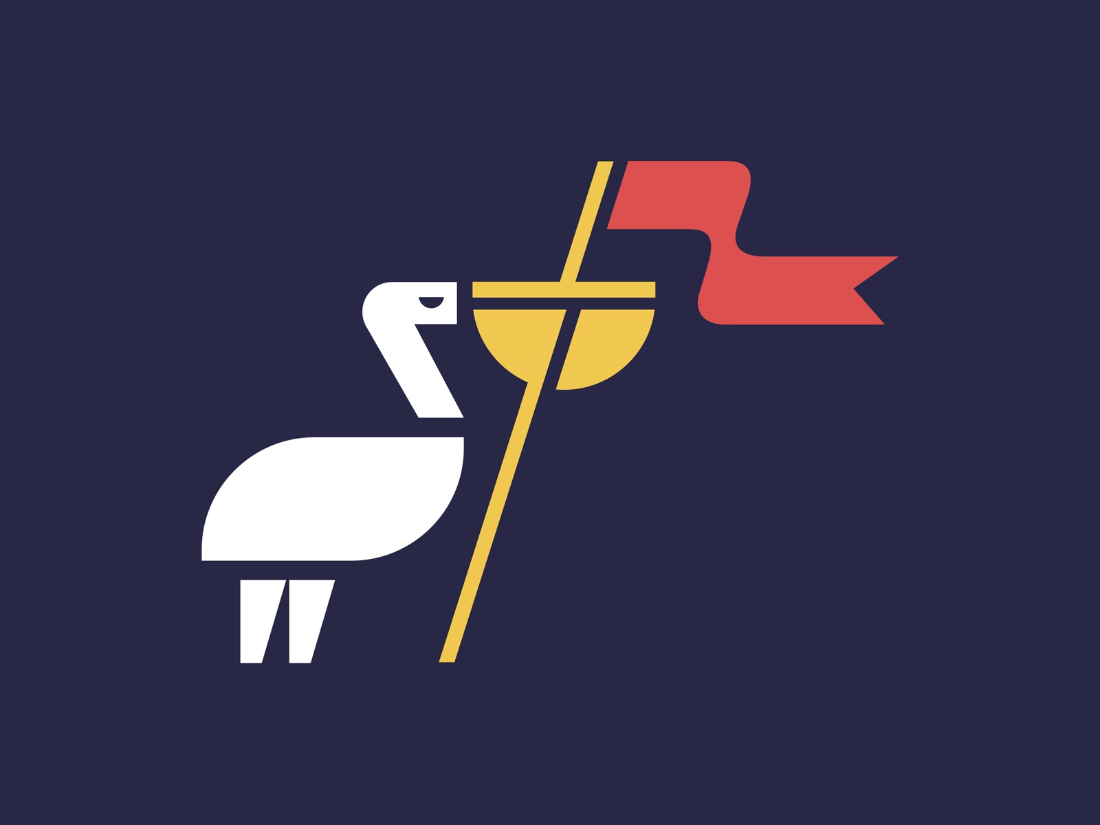 Pelicanation ocean sea beak nation flag pelican bird logo animal.jpg