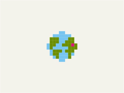 Pixel Planet logo pixel green blue planet earth animation circular rou.jpg