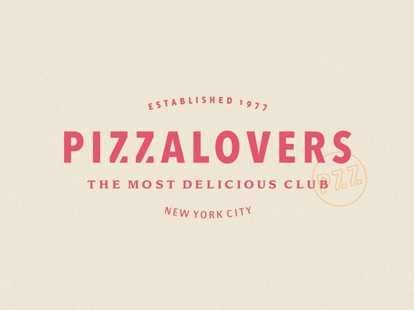 Pizza77 Logo york new seal pizza open crest typography food club resta.jpg