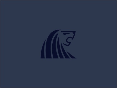 Proud Lion logo animal cat head wild lion line.jpg