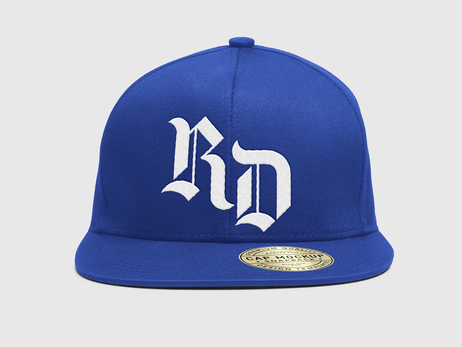 reDesign Promo Cap blue promo marketing cap retro blackletter typograp.jpg
