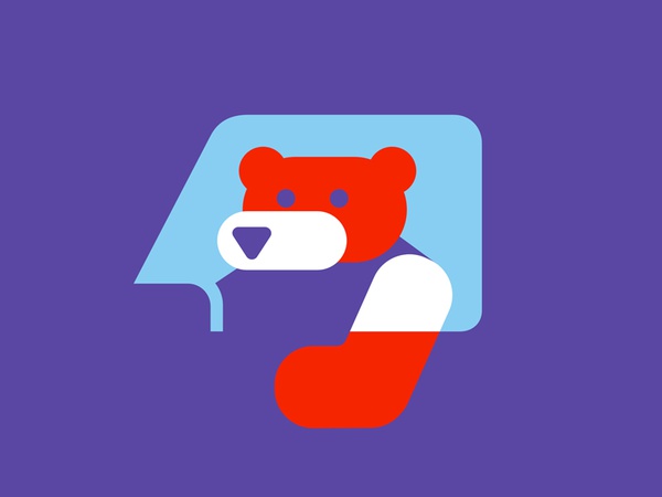 RedTed ted logo window negative taxi ride car wild red bear animal ill.jpg