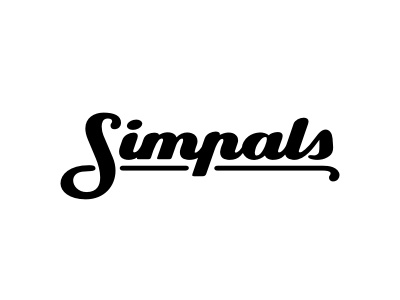 Simpals logo logotype typography animation studio black line retro und.jpg