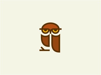 Smart Owl logo bird owl wise smart eye brown animal line yellow nature.jpg