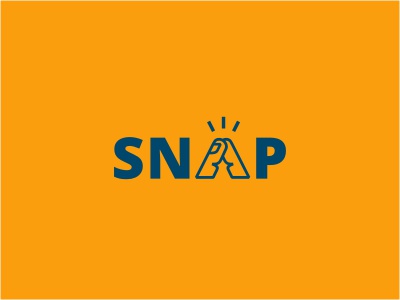 Snap logo logotype typography fingers snap blue yellow star fusion neg.jpg