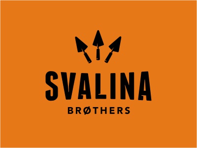 Svalina Bros logo t shirt print construction building mason black oran.jpg