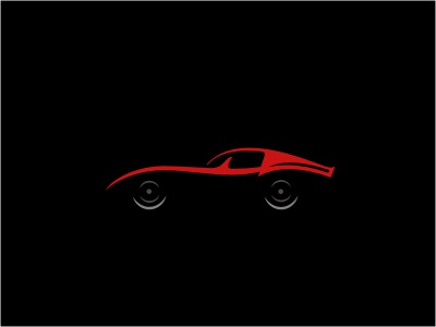 The Ride corvette car vehicle silhouette red gray 3d ride automotive w.jpg