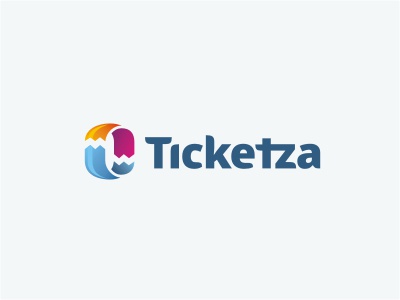Ticketza infinity logo ticket loop multicolor cut circle colorful 3d.jpg