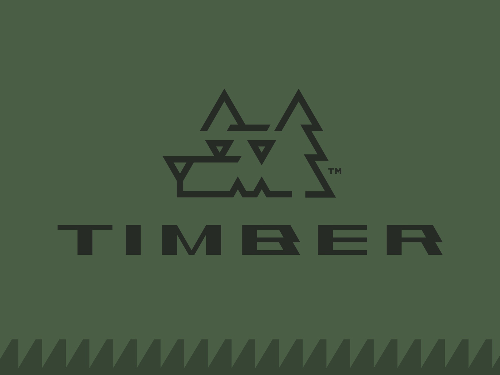 Timber Tools custom typography logotype monoline tree green outdoor eq.jpg