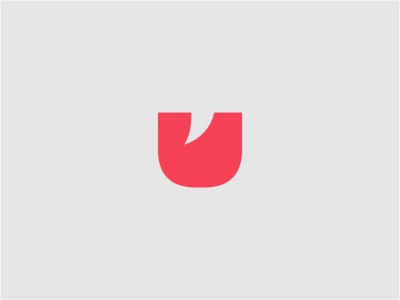 U as in You logo initials speech bubble red gray social network online.jpg