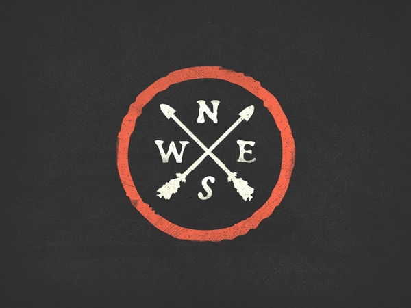 Compass compass direction hand-drawn arrows conscience texture neverea.webp