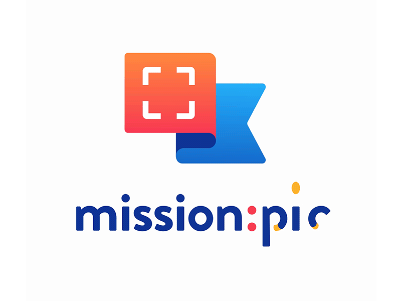 Missionpic ux ui app gradient photography photo flag motion branding l.gif