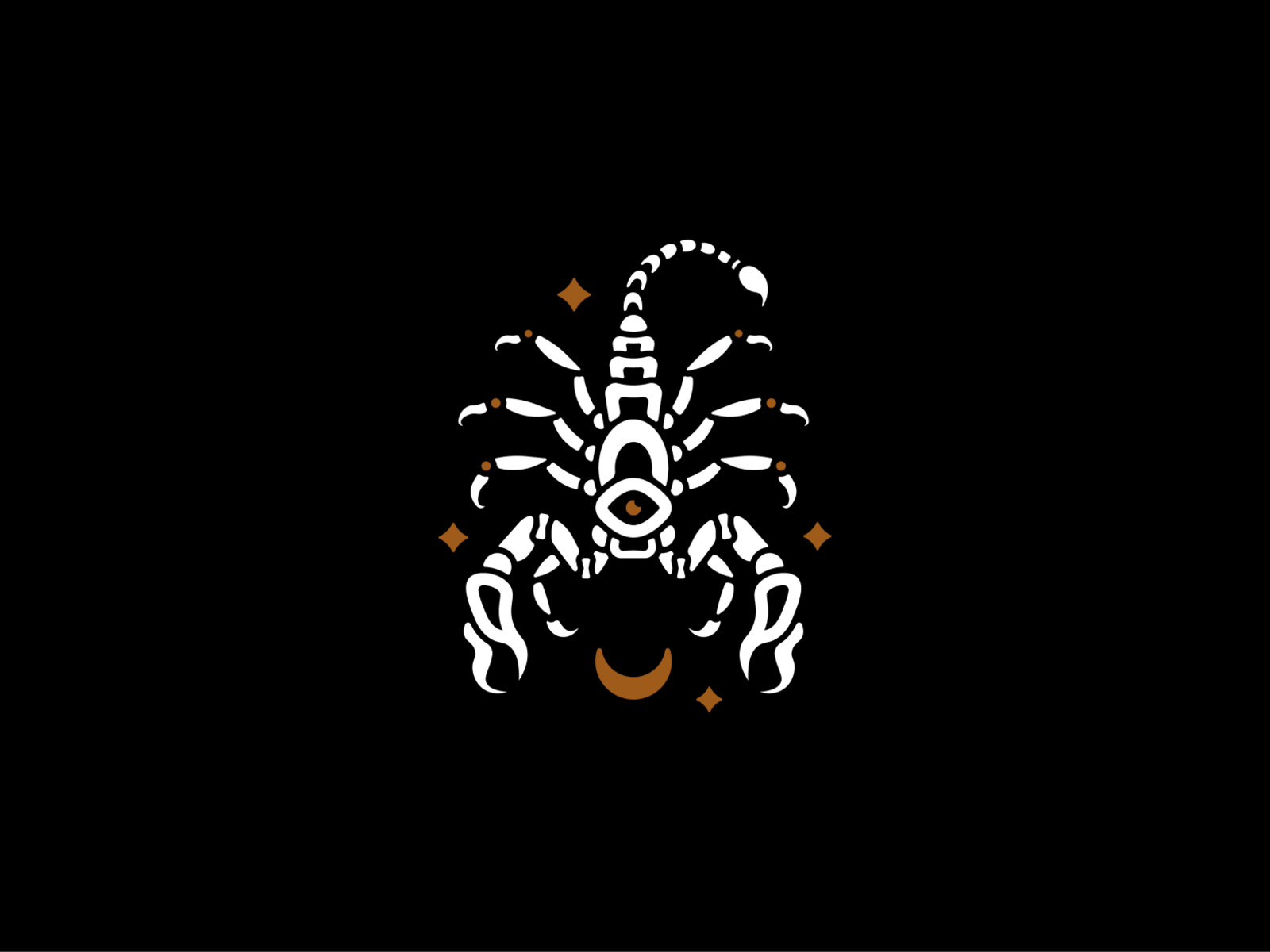 Nightcrawler eye minimal stars moon tattoo apparel shirt branding desi.png