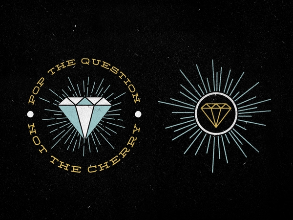Pop the Question diamond christian clothing rays burst sun gold hand d.webp